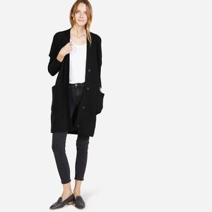 Everlane Chunky Wool Cardigan Coat